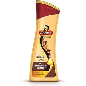 Meera Herbal Hairwash Powder 120g; Meera Shampoo Shikakai and Badam 180ml