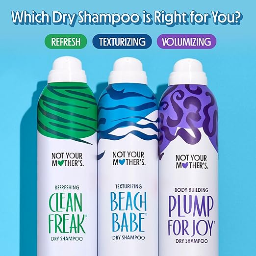 Not Your Mother's Clean Freak Refreshing Dry Shampoo (2-Pack) - 7 oz - Waterless Shampoo Instantly Absorbs Oil - Hair Essentials for All Hair Types