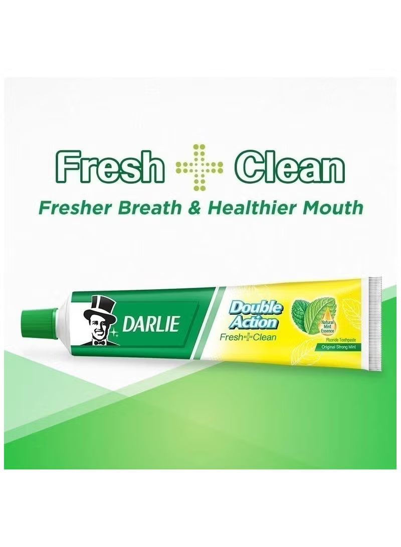 Darlie Double Action Toothpaste with Fluoride 35 gram Travel Size Pack of 12