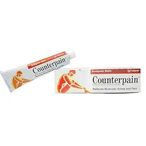 Thailand Counterpain Analgesic Balm 30G Relieves Muscle Aches and Pain Relief Pain Balm Rheumatism Arthritis Frozen Shoulder : 30g