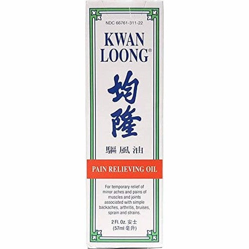 KWAN LOONG Medicated Oil for Fast Pain Relief 57 ml Family Size