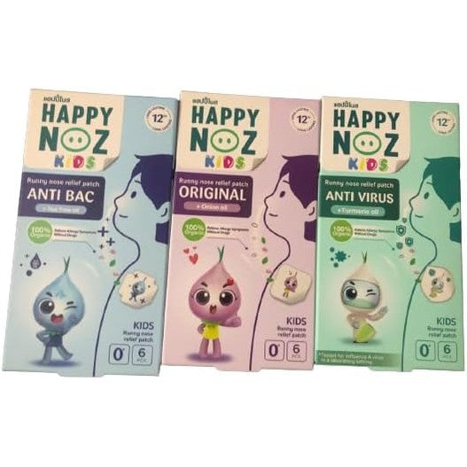 Happy Noz Bundle - Original, Anti Bac & Anti Virus (Kids)