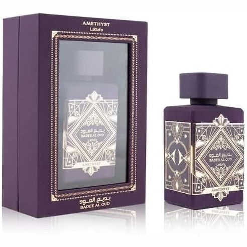 Hilto Badee Al Oud 100ml Amethyst Eau de Arabian Parfume Natural Spry For Men Women Unisex
