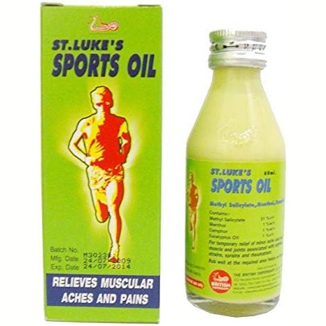 St.Lukes Sport Oil 60ML - Minor ache and pain of muscle and joints associated with arthritis, strains, sprains and rheumatism.
