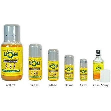 Movitronix; World In Palm Namman Muay Thai Boxing Liniment 120ml Pack of 1 Thailand Product
