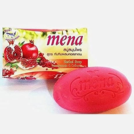 Mena Herbal Soap Pomegranate and Collagen