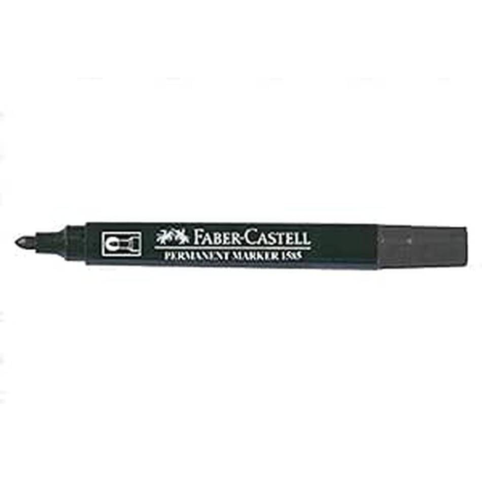 Faber-Castell Faber Castell Permanent Marker 1585 Bullet Tip Black