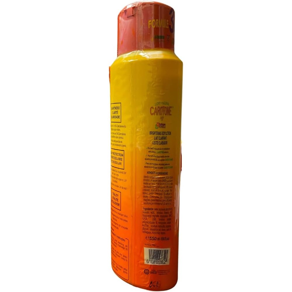 CaroTone Combo 1 (Lotion 18.6oz + Cream 11.1oz)
