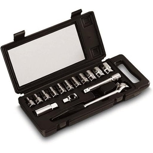 Stanley Socket Set 15Pc Metric 1/2Sd 1 87 065, 1-87-065