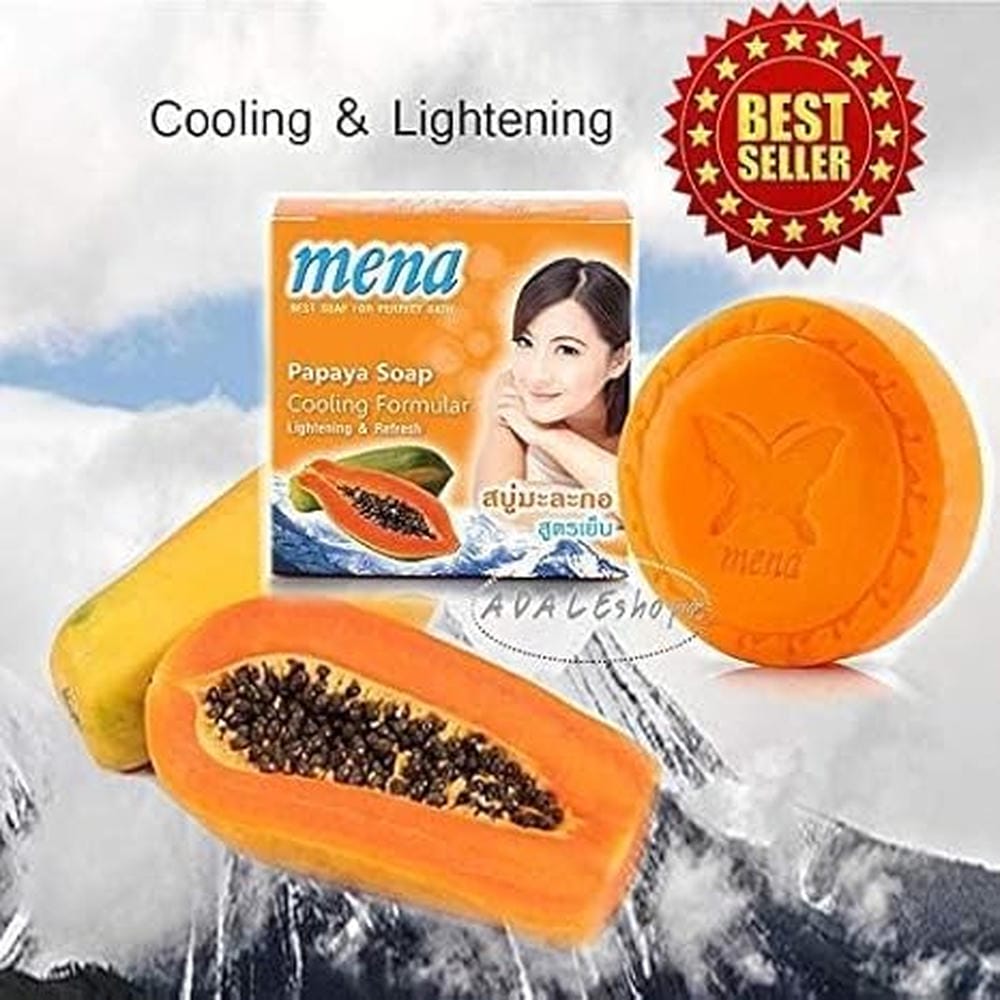 Mena Herbal Papaya Soap 150g+2