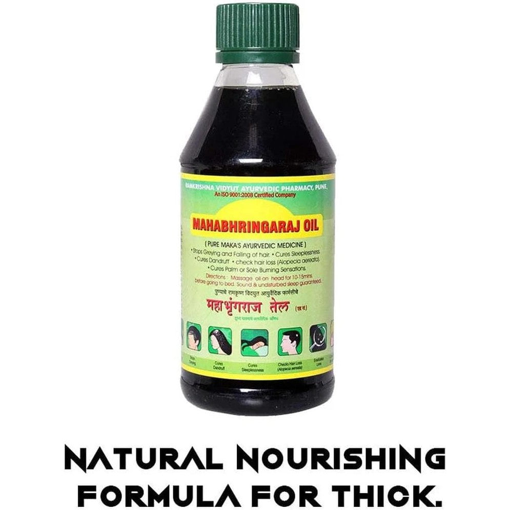 Mahabhringraj Ramakrishna Pharma Scalp Massaging Oil, 200 ml
