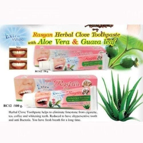 RASYAN Isme Rasyan Herbal Clove Toothpaste, 25g, 6 Pieces
