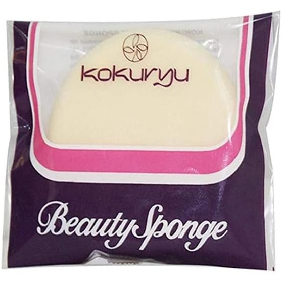 KOKURYU SUMMER CAKE 50G SPONGE - Facial Makeup Application - Round - Polyurethane (PU), Silicone, or Rubber - White