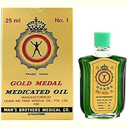 Gold Medal Man's brother Medicated oil 25ml Fresh one (Pack of 6)