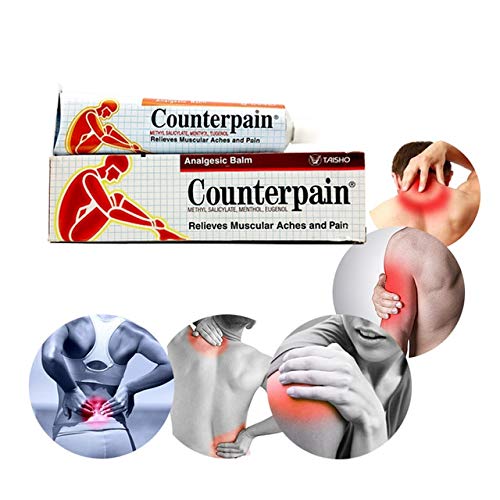 Thailand Counterpain Analgesic Balm 30G Relieves Muscle Aches and Pain Relief Pain Balm Rheumatism Arthritis Frozen Shoulder : 30g