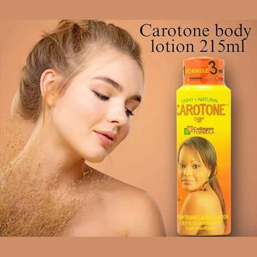 Carotone Brightening Body Lotion, Skin-Smoothening & Moisturising lotion remove dark spots, marks and pigmentation, 215ml