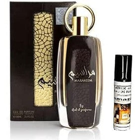 Ard Al Zaffran Maraseem eau de perfume 100ml WITH FREE 5ML AMBER IS GRES PERFUME