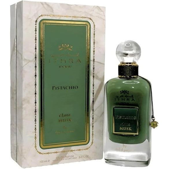 Ard Al Zaffran Pistachio Ithra Dubai Musk Collection Eau De Parfum for Unisex 100 Ml