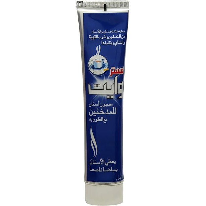 Mr. white smokers toothpaste with fluoride