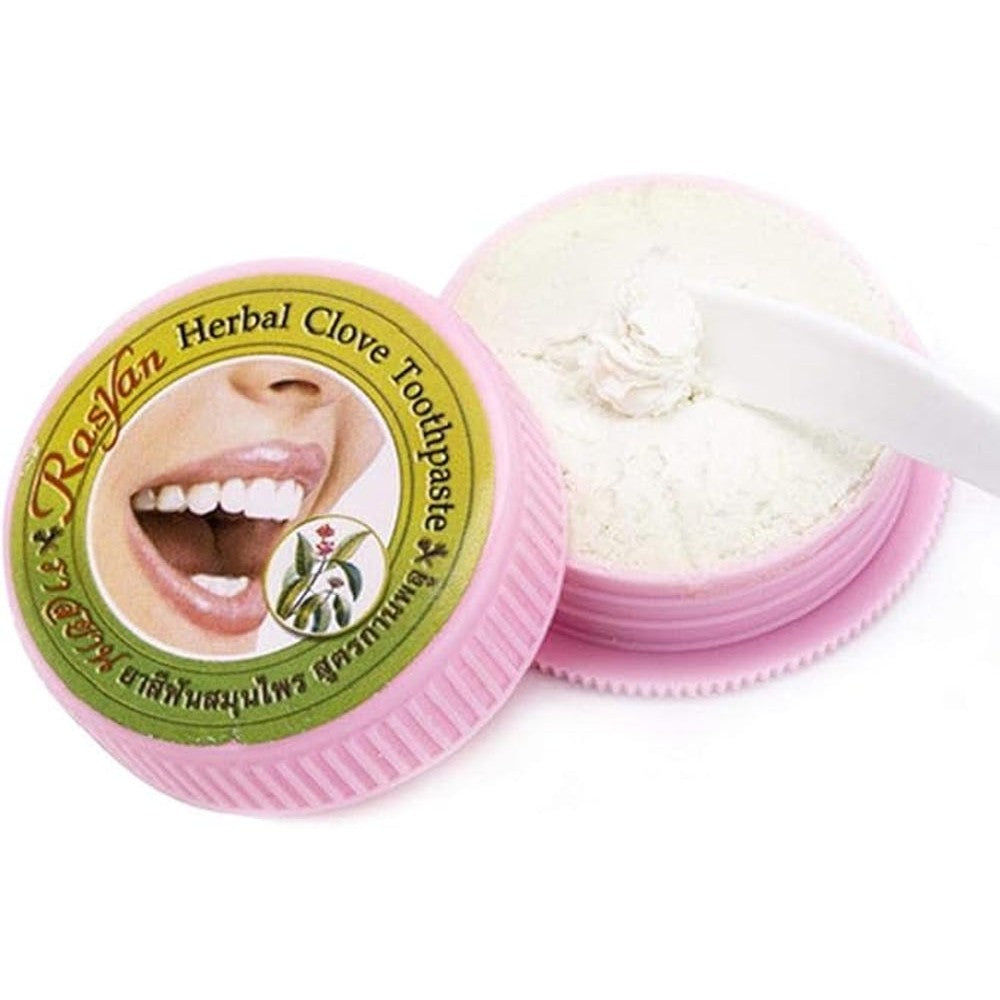ISME Rasyan Herbal Clove Toothpaste Limestone Teeth Whitening Cigarette Plaque Fresh Breath