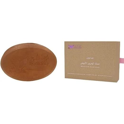 KUWAIT SHOP WHITE SILK MUSK SOAP-100G-صابون مسك الحرير