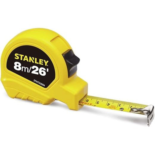 Stanley Short Tapes Metric/Imperial, 8M/26' X 25Mm, Stht33994-8