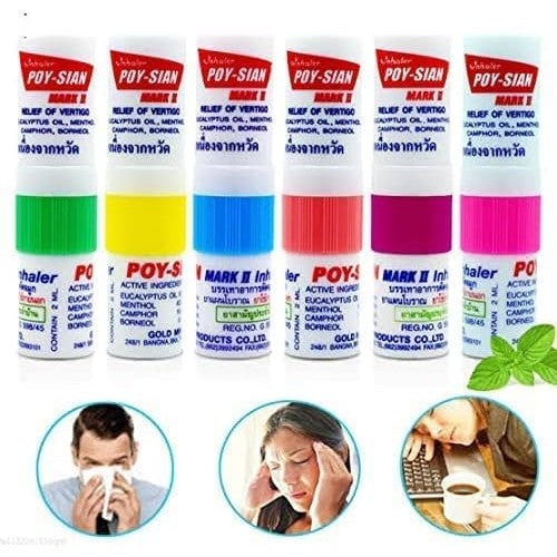 PIM-SAEN BALM OIL Poy Sian Pim Saen Mark-2 Nasal Stick (Pack of 3)
