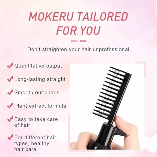Mokeru Argan Oil and Keratin Straighten Hair Cream