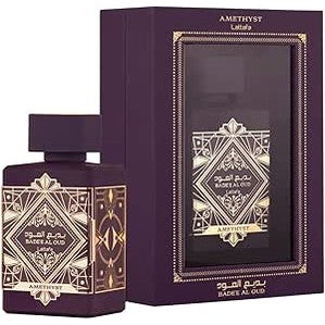 Hilto Badee Al Oud 100ml Amethyst Eau de Arabian Parfume Natural Spry For Men Women Unisex