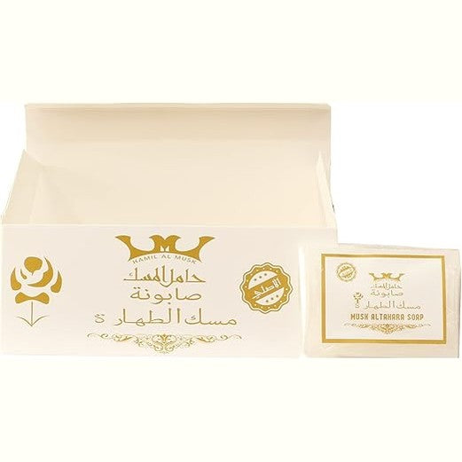 HAMIL AL MUSK Tahara pomegranate Soap Box - 12 Pcs صابونة مسك الطهارة رمان 12 حبة