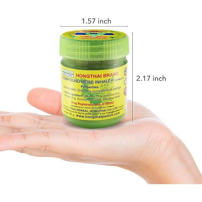 HONG THAI Traditional Thai Herbal Inhalant Pack of 12