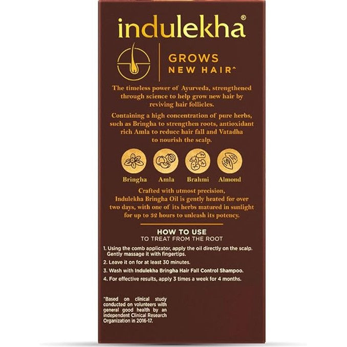 Indulekha Bhringa Hair Oil, 100ml (Pack of 2)