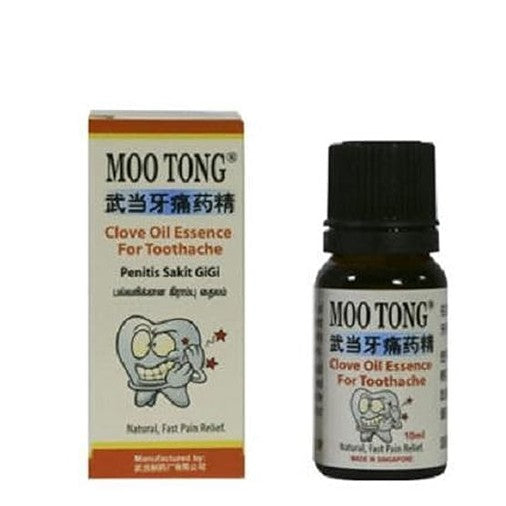 Movitronix; World In Palm Moo tong Clove Oil Essence for Toothache (10ml) Pack of 1 Singapore Product