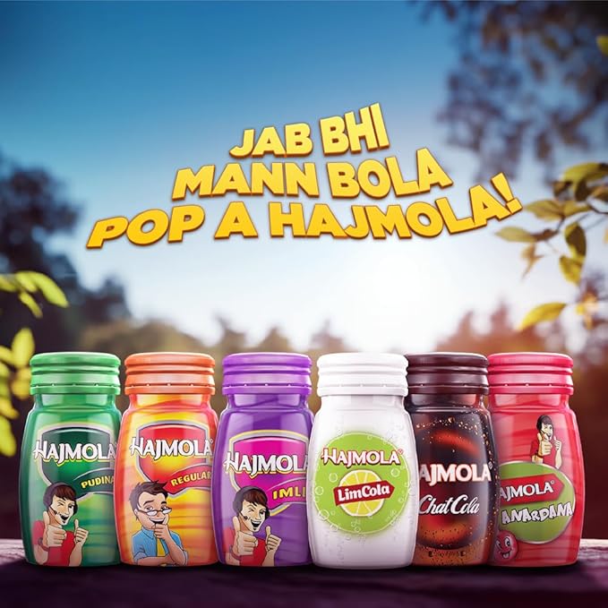 Dabur Hajmola Tasty Digestive Tablets (Imli Flavour) - 120 Tabs | Healthy, Tasty & Chatpata | Ayurvedic Tablets For Improved Digestion | Relief From Flatulence
