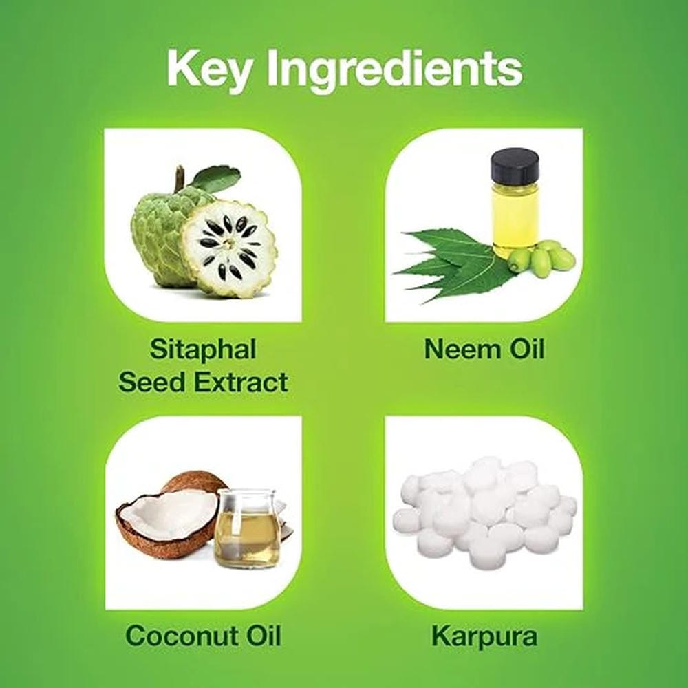 Mediker Anti Lice Treatment Shampoo with Neem & Coconut for Lice & Eggs | Relieves Itching from Lice Bite & Prevents Re-infestation | Painless Lice Removal | Safe for Children | 50 ml