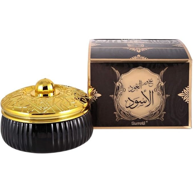 Surrati Bakhoor Oud Al Aswad - Unisex, Oud, 70g