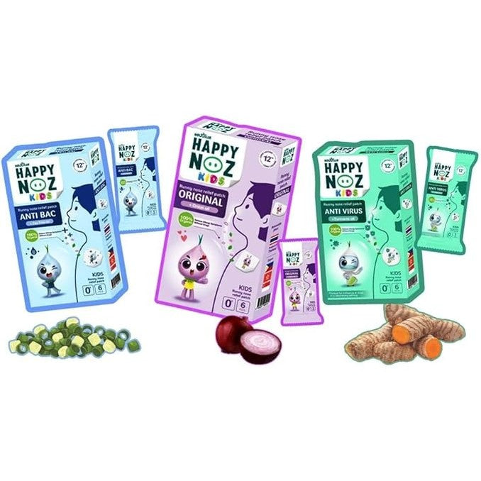 Happy Noz Bundle - Original, Anti Bac & Anti Virus (Kids)