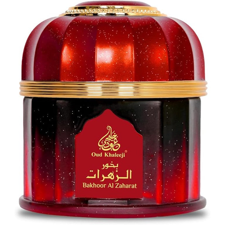 Oud Khaleeji BUKHOOR AL ZAHARAT 250g - A Floral Infusion of Premium Incense, Elegance, and Tranquil Fragrance