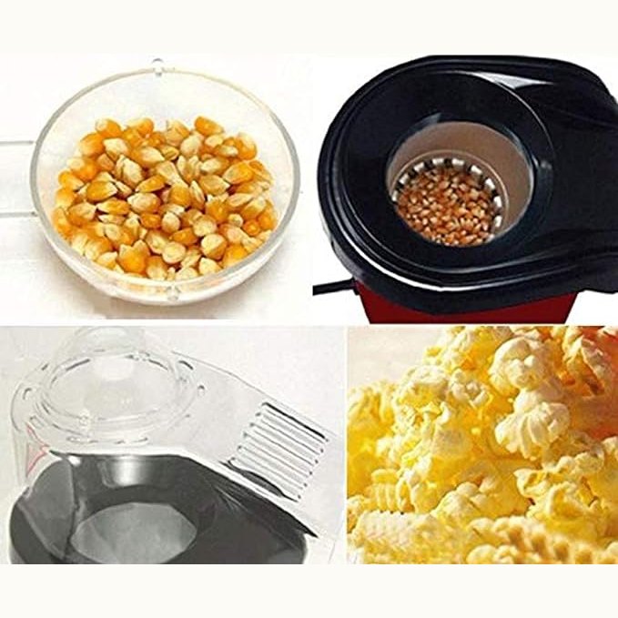 Popcorn Machine Hot air Pop Popper Maker Small Tabletop Home Party Snack
