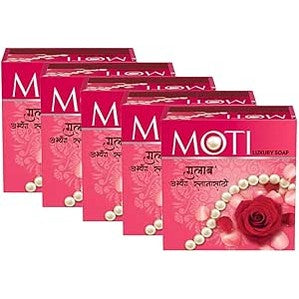 Moti Luxury Bath Soap, Gulab, 150g
