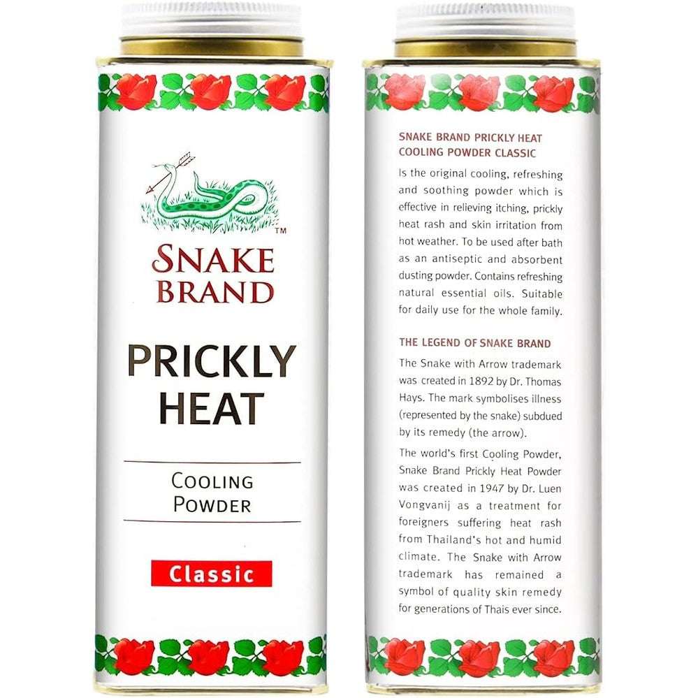 Snake Brand Prickly Heat Original Cooling Powder Classic 280gm