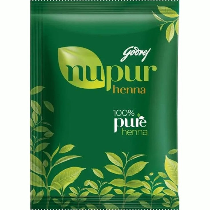 Godrej Nupur Henna Mehndi for Hair Color with Goodness of 9 Herbs 0, natural, 14.1 Ounce