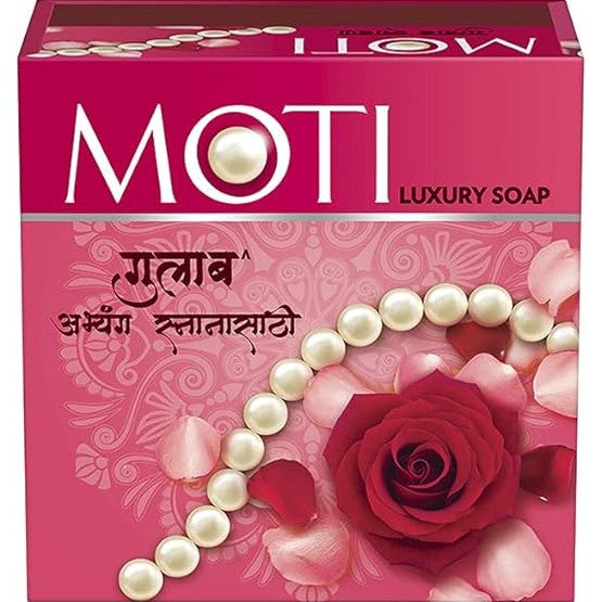 Moti Luxury Bath Soap, Gulab, 150g