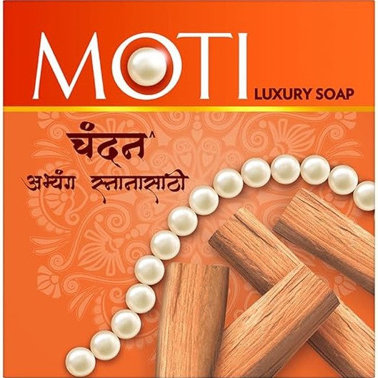 Moti Luxury Bath Soap, Gulab,150g (Pack of 5)