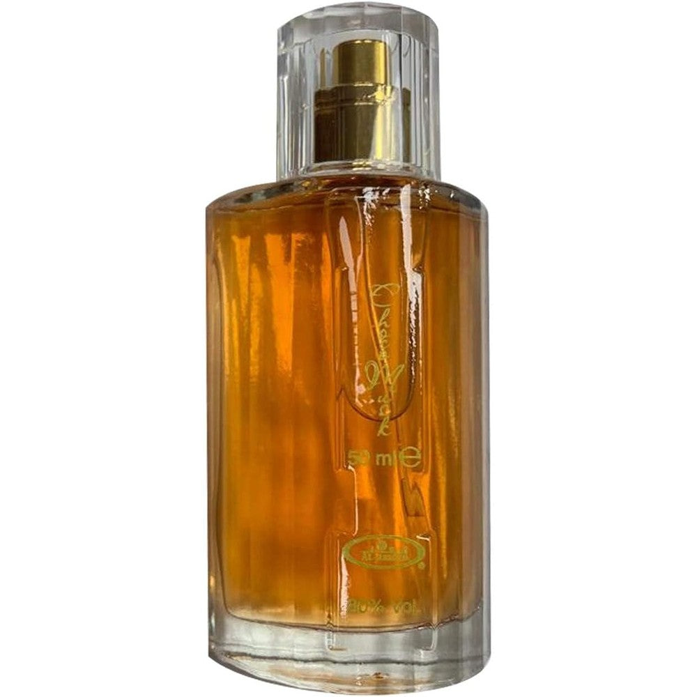 Al-Rehab Choco Musk Eau de Parfum Spray para mujer, 1.65 onzas