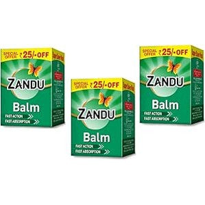 Zandu Balm (25 ml )- Pack of 3