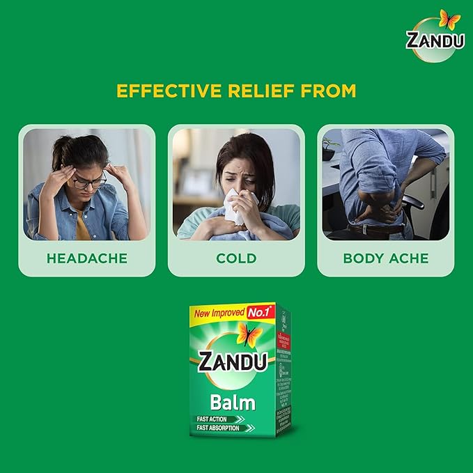 Zandu Balm (25 ml )- Pack of 3