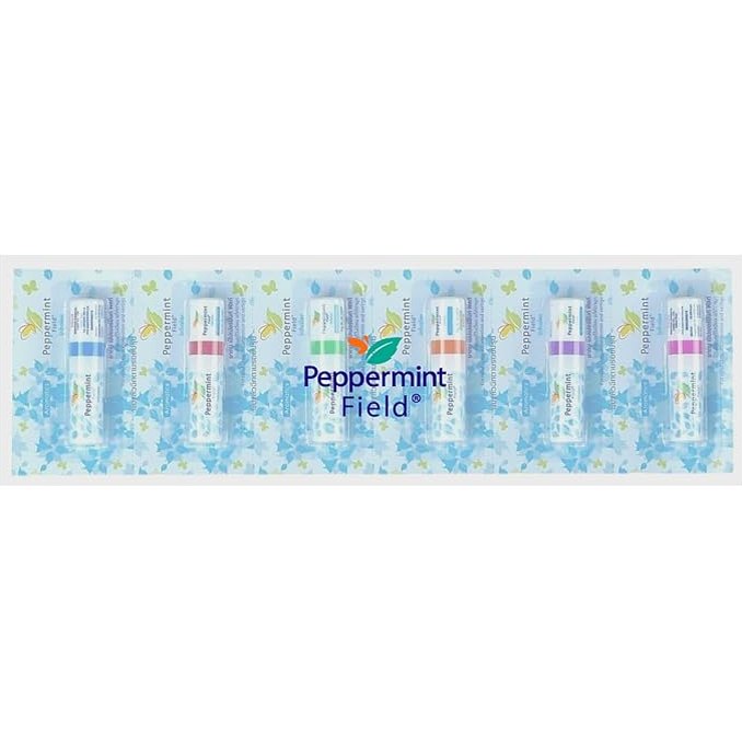 Inhaler Thai Natural Herb Aromatherapy, Peppermint, freshy, cool 6 x1.5 ml.