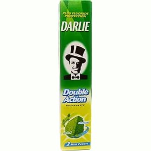 Darlie Double Action Spearmint and Peppermint Fluoride Toothpaste Travel Size 35 grams