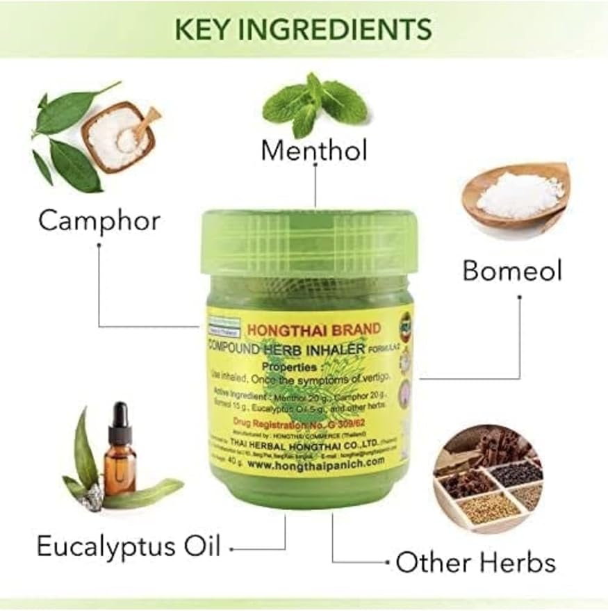 SayYes Hong thai Traditional Thai Herbal Inhaler Pack Of 01